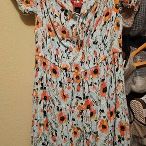 Floral Print Women's Dress
